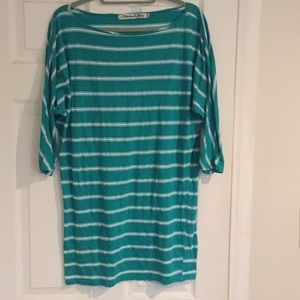Michael stars teal beach cover up/dress